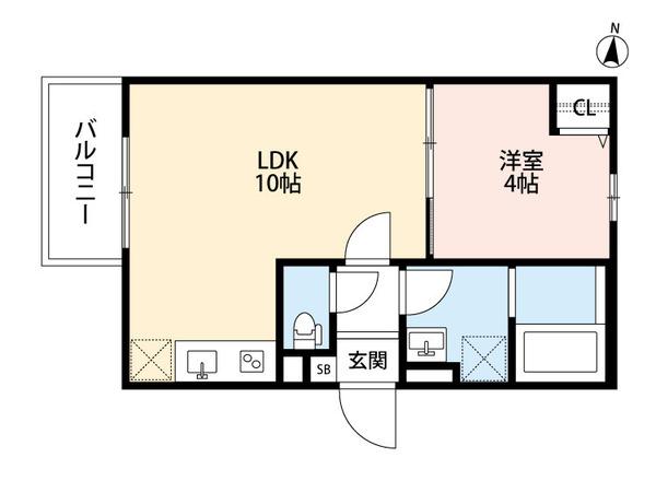 TATERUApartment加美鞍作2丁目の間取り