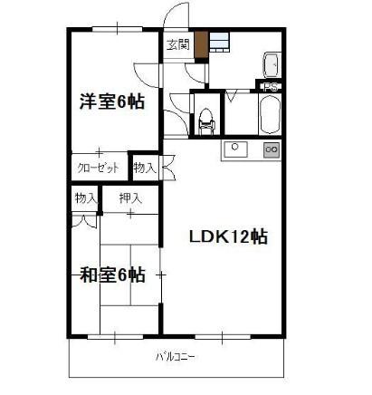 モンソレイユMの間取り