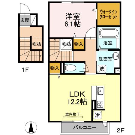 ラルーチェの間取り