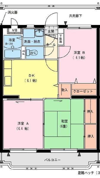 ホープパレスの間取り