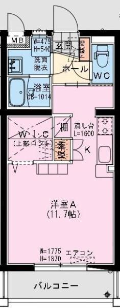 末広1丁目YMマンションの間取り