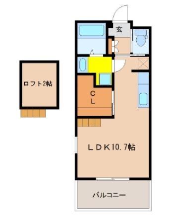 バンベール鶴島の間取り