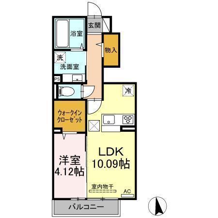 ガーデンリーフ平和台B棟の間取り