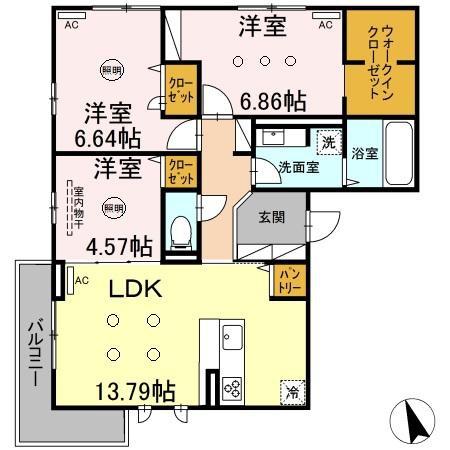 フォートレス福島町の間取り