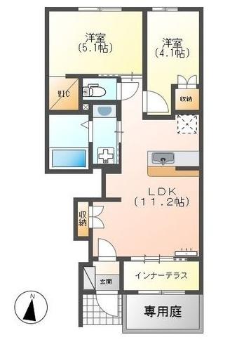 コンフォートシュリンプの間取り