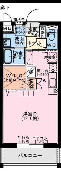 クロスワイズ中西町の間取り