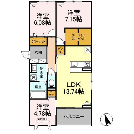 フォートレス福島町の間取り