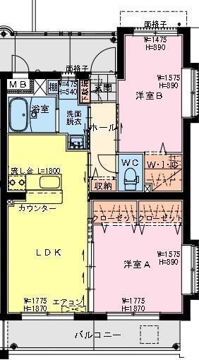 あかねヒルズ南宮崎の間取り