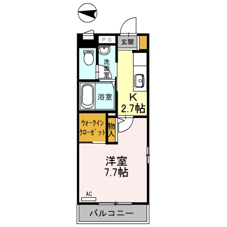 カステロデグロリアの間取り