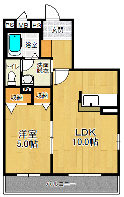 メゾンドポワンの間取り