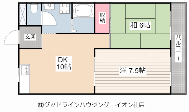 サニーハイム東出口の間取り