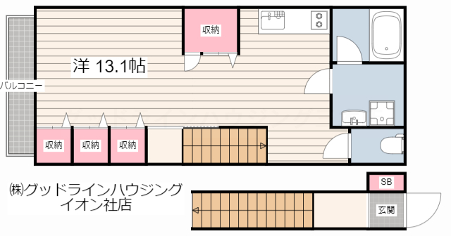 プランドールSの間取り