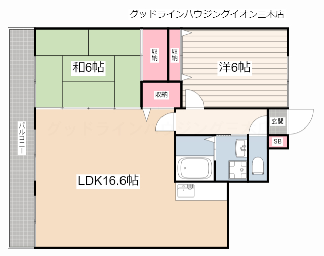 シャルル小野の間取り