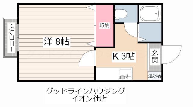 アリヴィオI番館の間取り