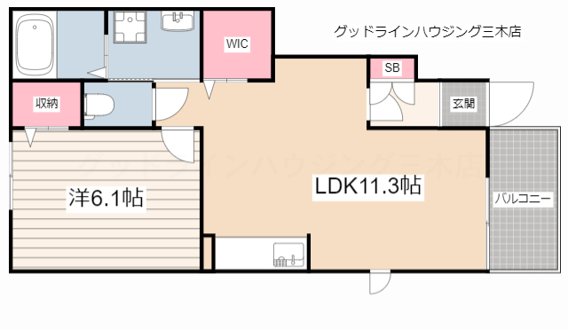 レジーナオノの間取り