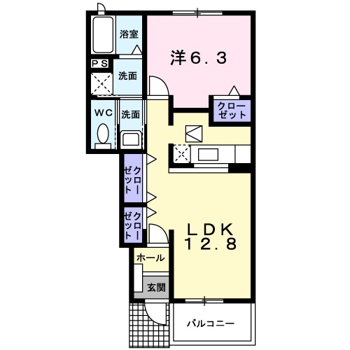 パストラル2の間取り