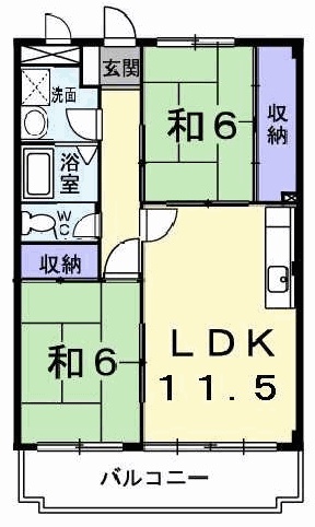 兵庫県加東市上滝野（アパート）の賃貸物件の間取り