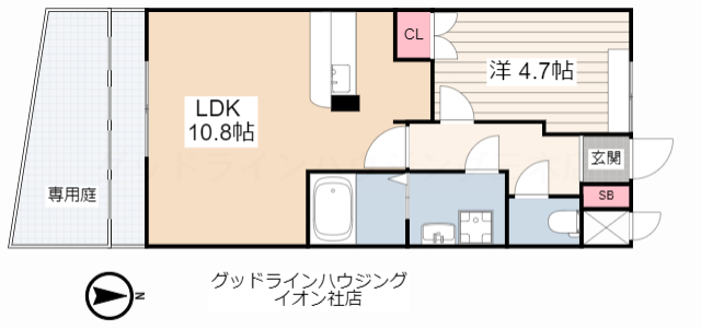 モンロワジールの間取り