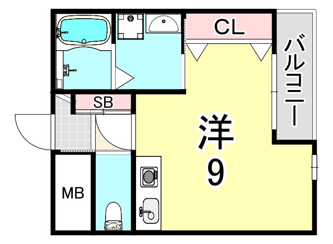 るぽ栗山の間取り