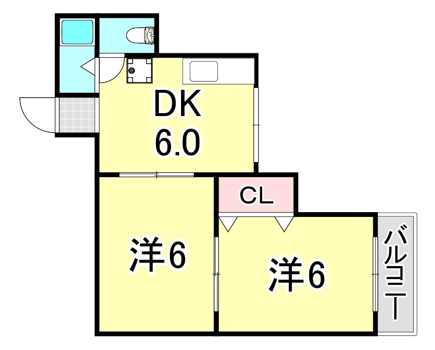 クラシス西山の間取り