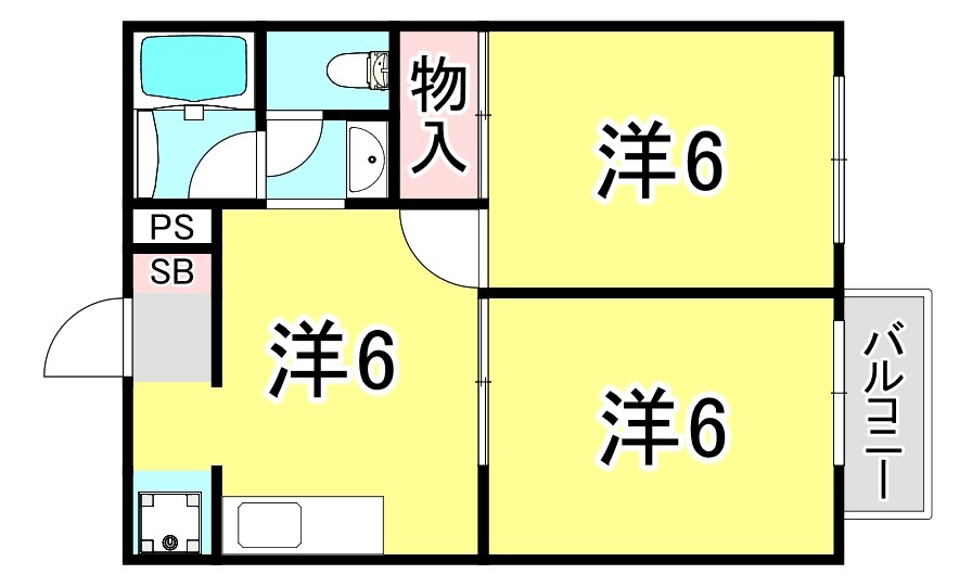 ヴィラ若木の間取り