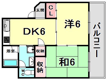 神戸湊アパートメントの間取り