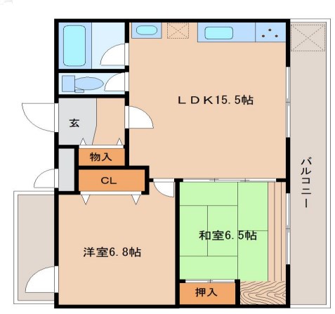 新児玉マンションの間取り