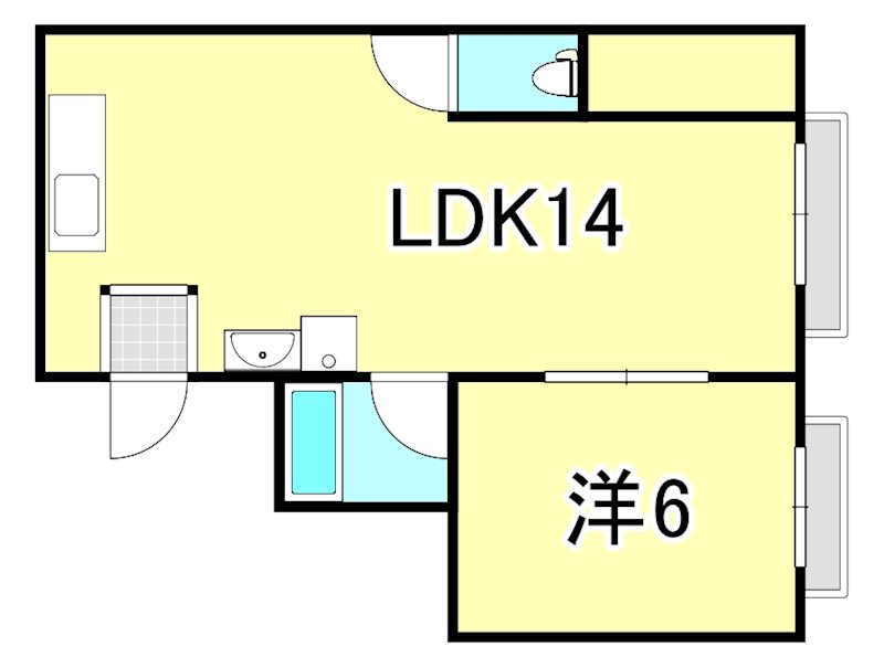 双葉マンションの間取り