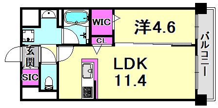 グランアーブル西宮の間取り