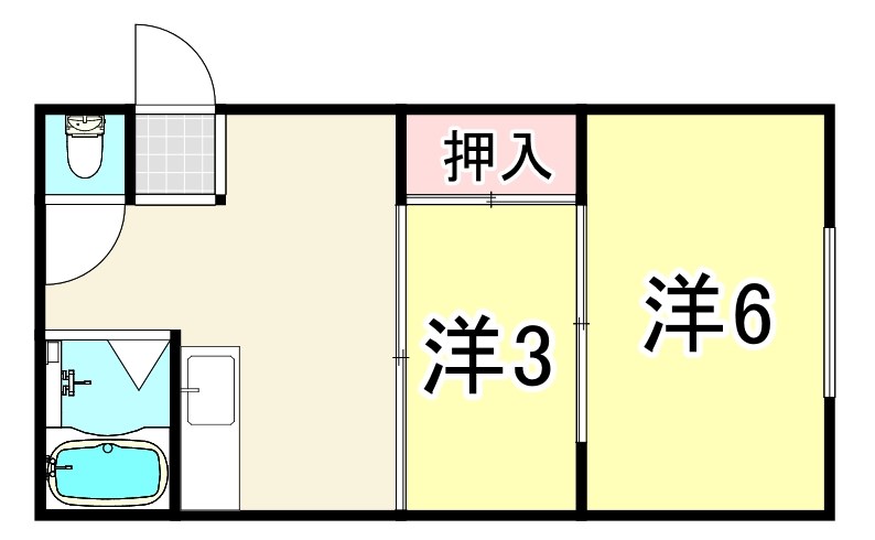 杉マンションの間取り