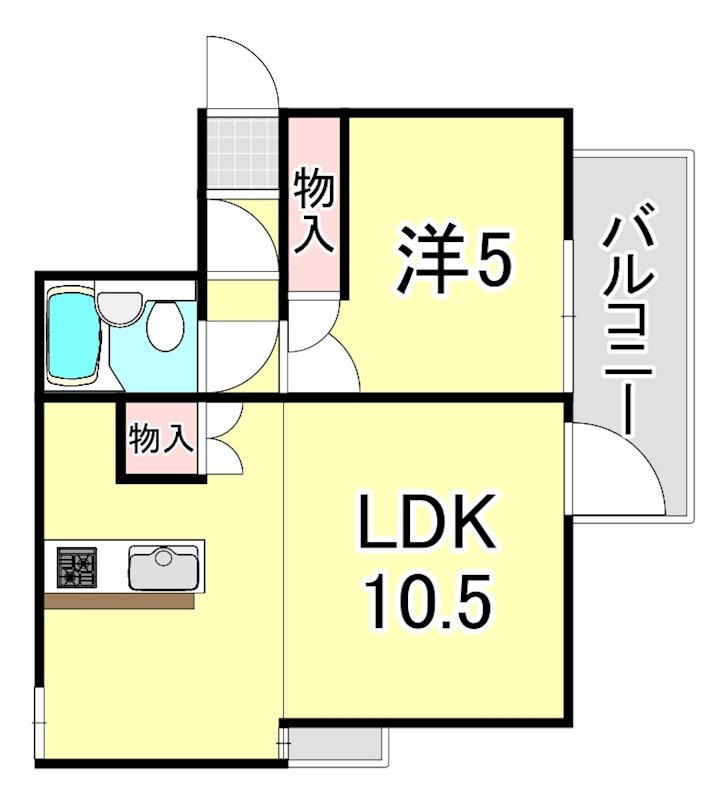 パークヒルズ潮の間取り