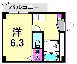 山路ハイツ３の間取り