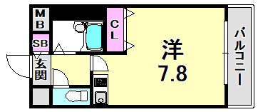 西宮高座橋ガーデンハウスの間取り