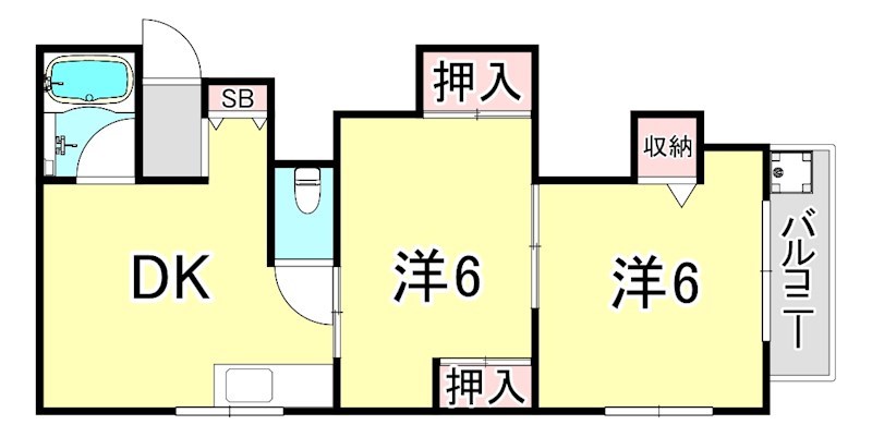 新光マンションの間取り