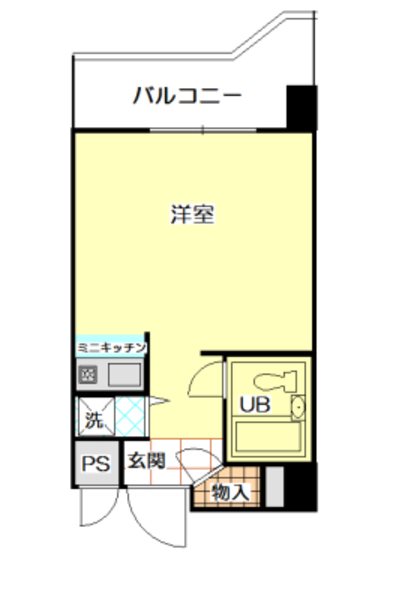 兵庫県神戸市兵庫区西多聞通１丁目（マンション）の賃貸物件の間取り