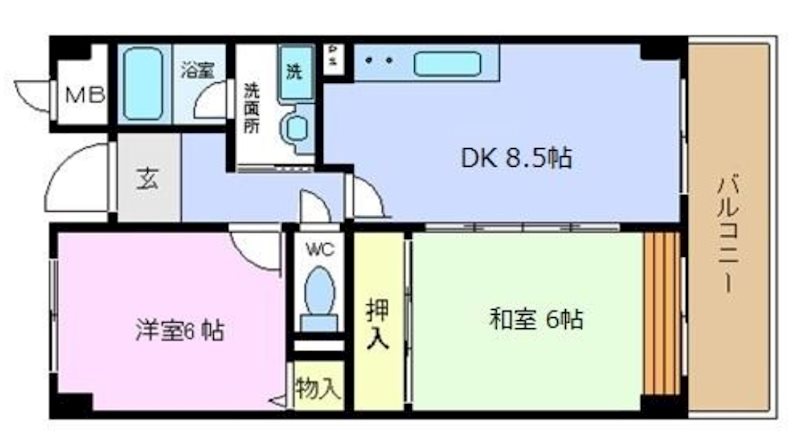 ミモザの館の間取り