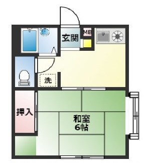 Ｔハイツ－Ｉの間取り