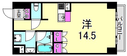 ミミエデン西北の間取り