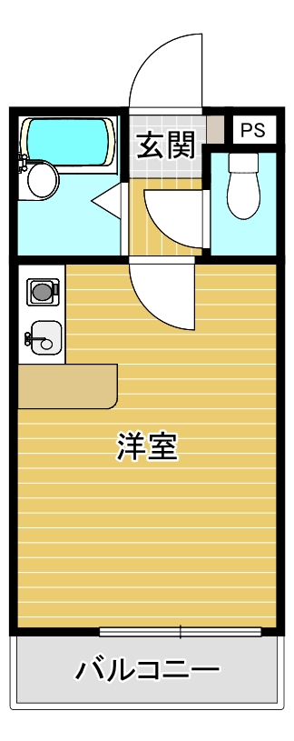 シャトレーヌ北島の間取り