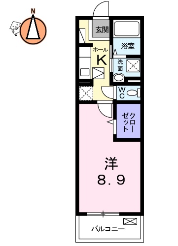 JR徳島線徳島駅3階建築12年の間取り