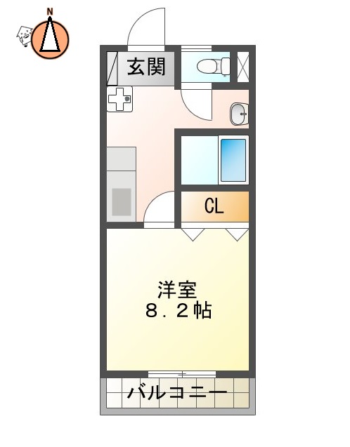 JR牟岐線阿波富田駅3階建築22年の間取り