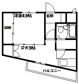 ハイライフ高砂の間取り