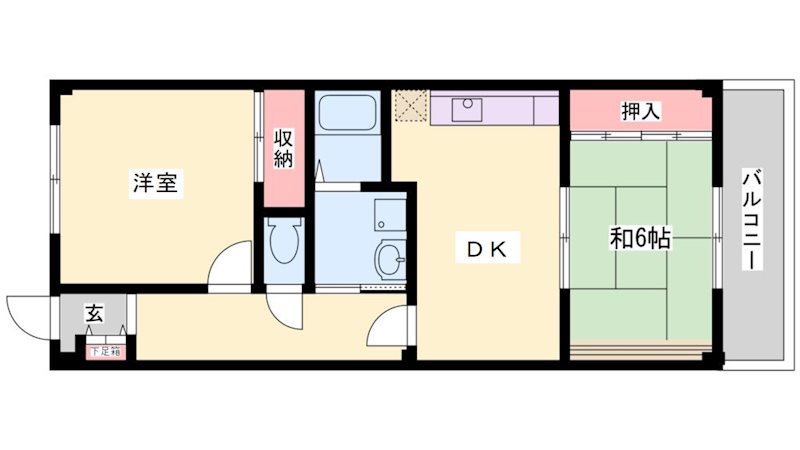 東邦パレスの間取り