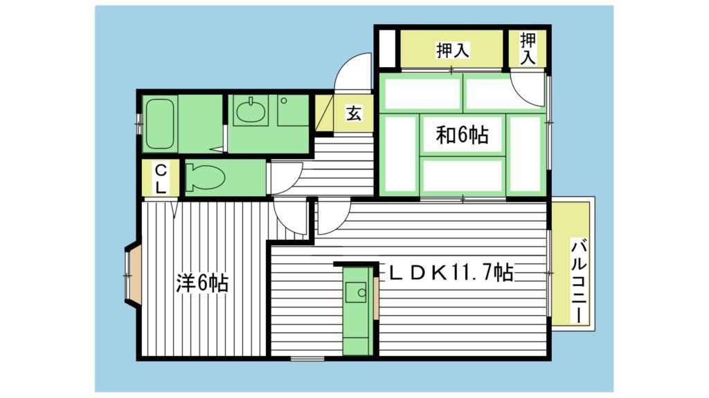 パセオジオイア3の間取り