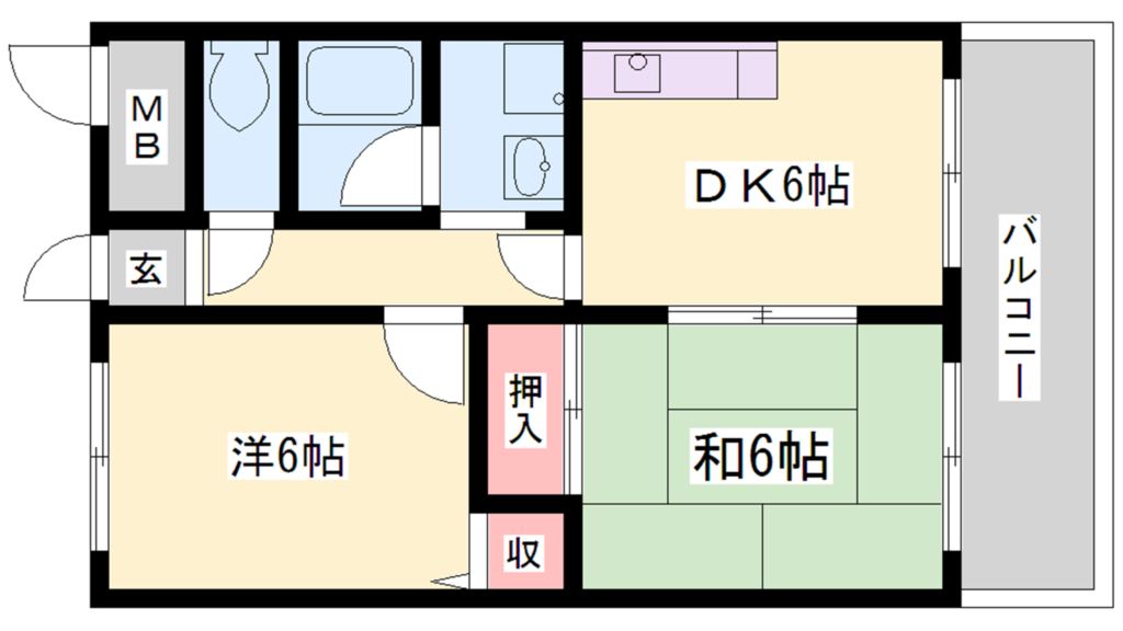 ハイツ木村の間取り