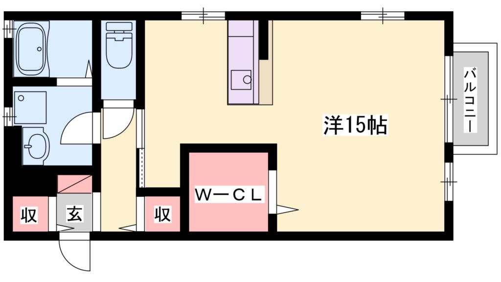 メルベーユトモの間取り