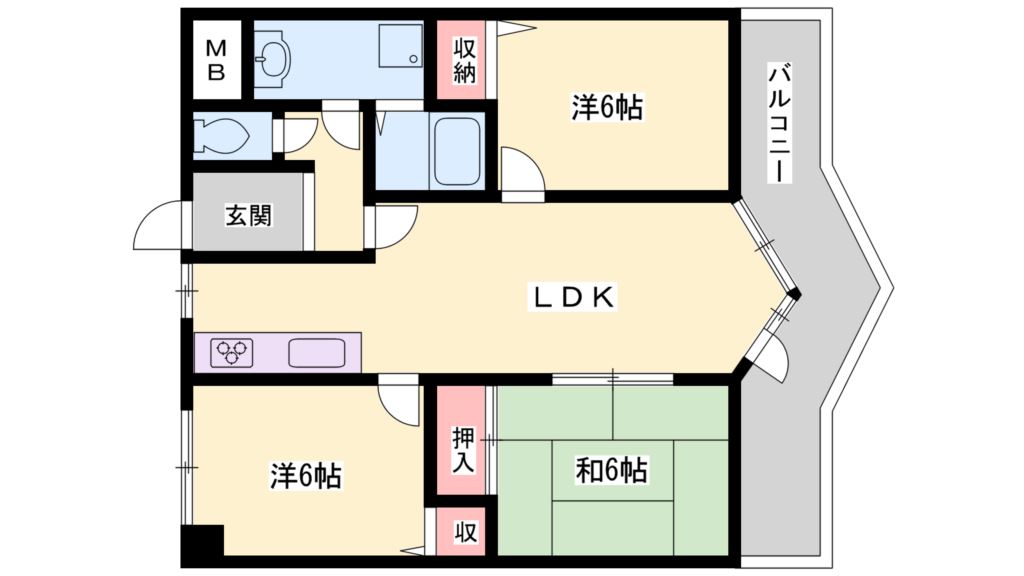 ホーユウパレス加古川の間取り