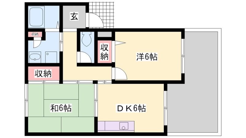 エーデル2の間取り