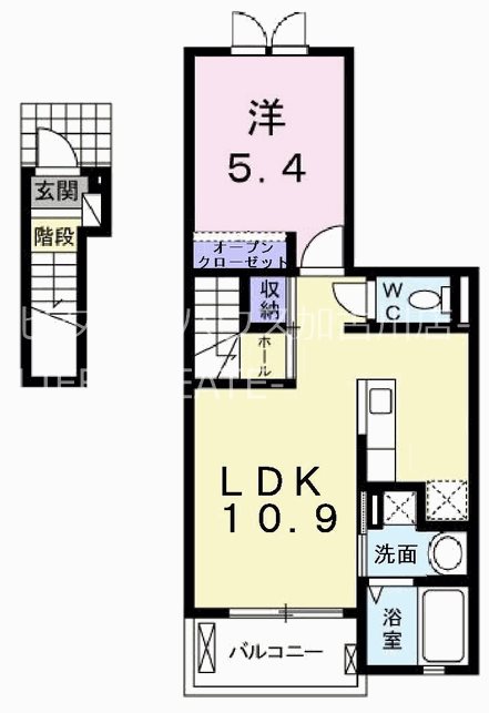 ビューシエルの間取り