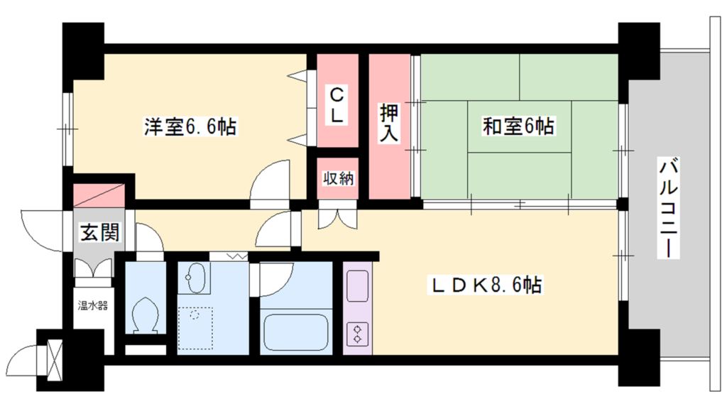 リアライズ加古川1の間取り